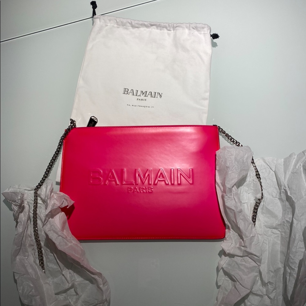 Brand new Balmain clutch